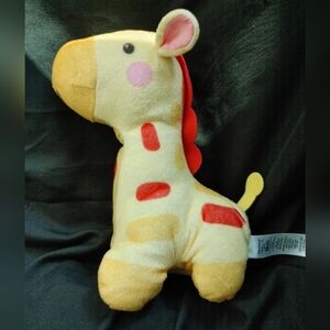 Fisher Price Plush Giraffe Soothe & Glow Lights Up Musical Stuffed Animal 9" Toy